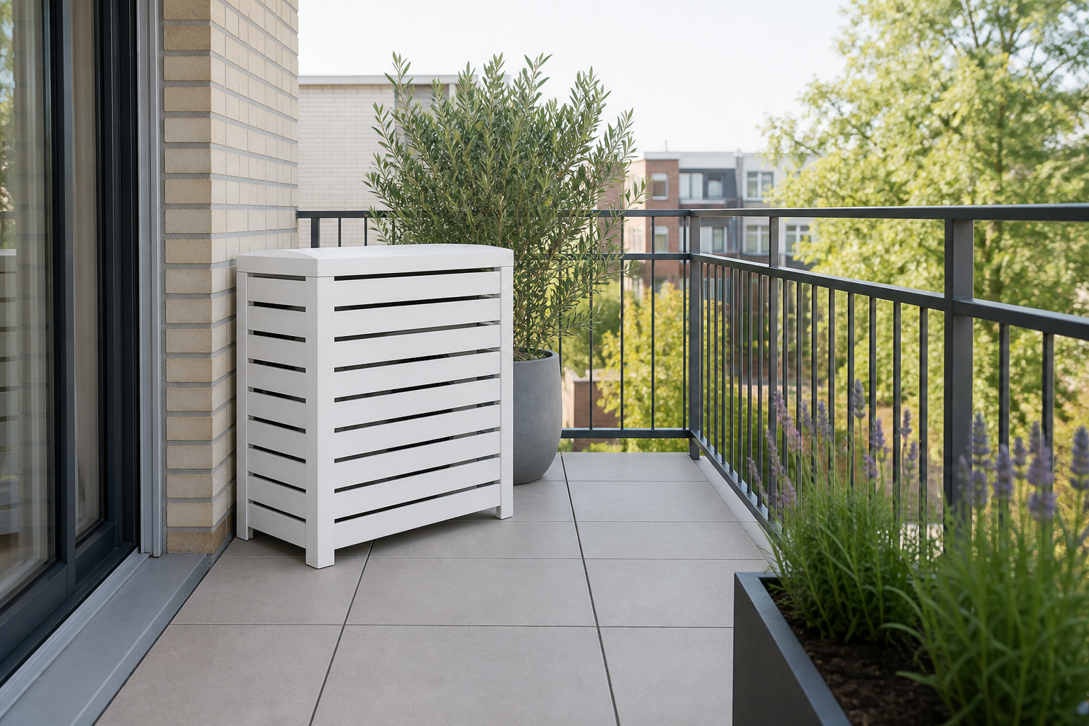 Basis Balkon S Wit