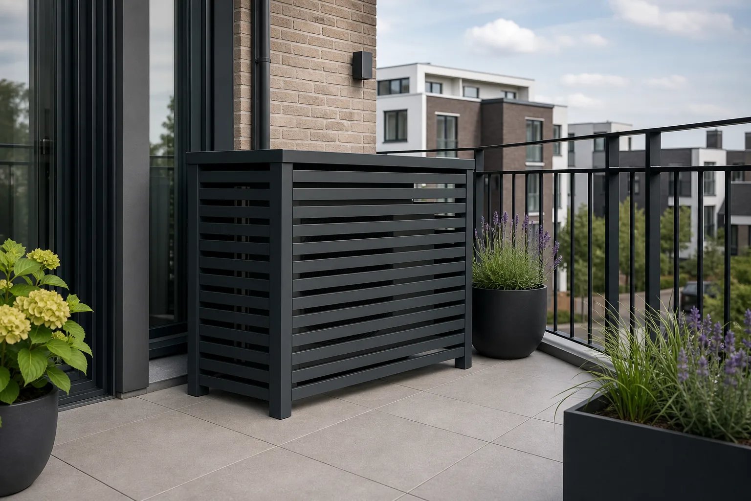 Basis Balkon M - Antraciet