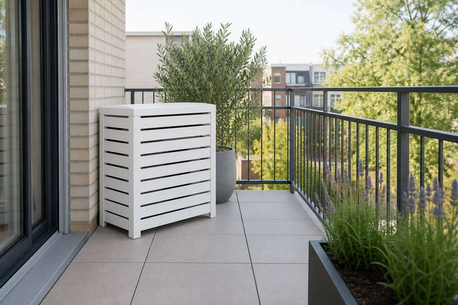 Basis Balkon S - Wit