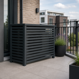 Compact antraciete airco omkasting